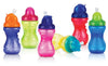 Nuby 2-Pack No-Spill Flip-It Cups, 10 Ounce, Colors May Vary