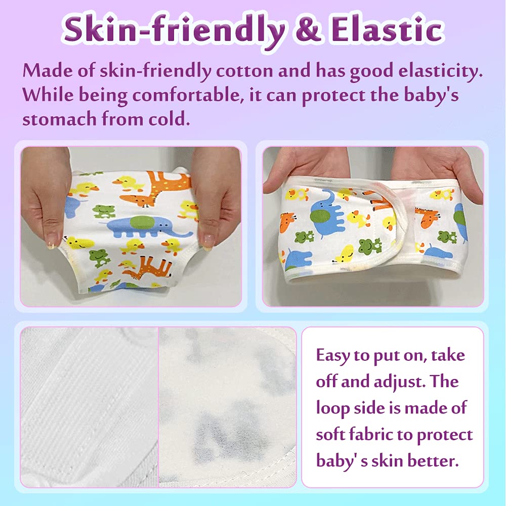 Mybow Umbilical Cord Cover For Newborn Baby Belly Button Band Tummy Wrap Infant Abdominal Binder Umbilical Hernia Belt Baby Coli