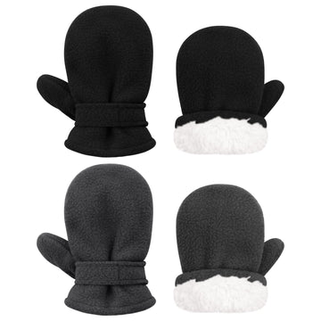 Kids Winter Gloves Toddler Gloves Ages 2-4 Baby Boy Mittens Gloves Black Gloves Kids Mittens For Toddler Girls