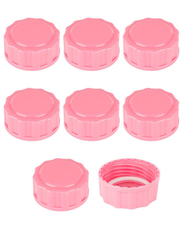 Travel And Storage Bottle Caps Compatible With Avent Baby Bottles, Bottle Lids Replacement, 8 Count, Pink