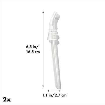 Oxo Tot Adventure Water Bottle 12 Oz Replacement Straw - 2 Count (Pack Of 1)