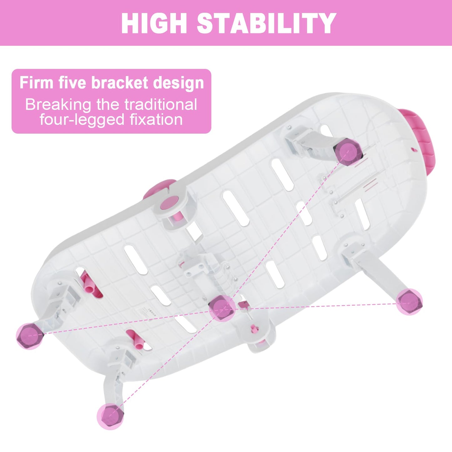 Foldable Kids Hair Washing Chair, Baby Shampoo Chair With Rotary Switch, Toddler Head Hair Rinser Salon Seat For Girls Boys