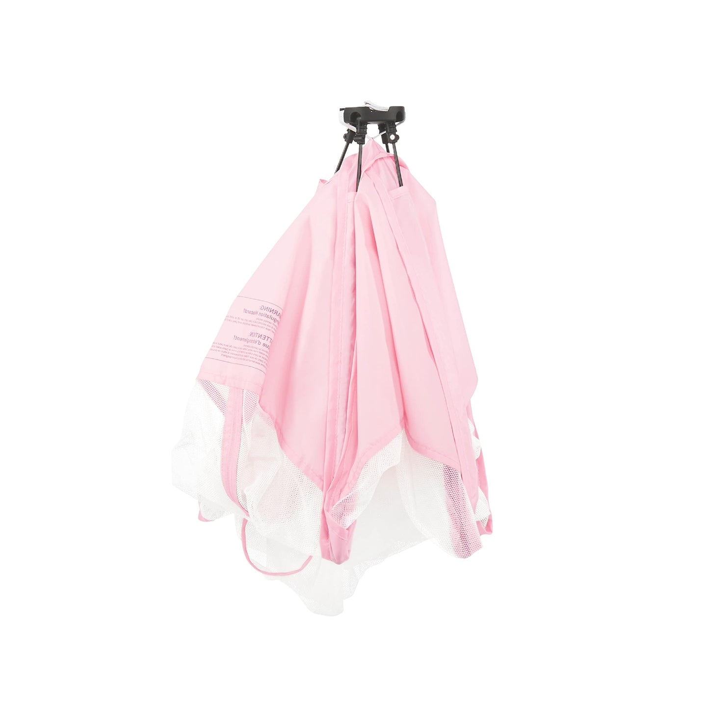 Dream On Me Canopy For Ziggy Playpen Pink/Instant Shade/Attaches Easily/Half Mesh Half Fabric Design/Complete Airflow & Visibili