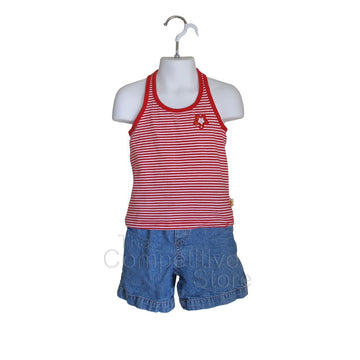 The Competitive Store 8033W 8112W Toddler And Child White Mannequin Forms Set Use With Boys And Girls Clothing 18Mo-7 Kid Size