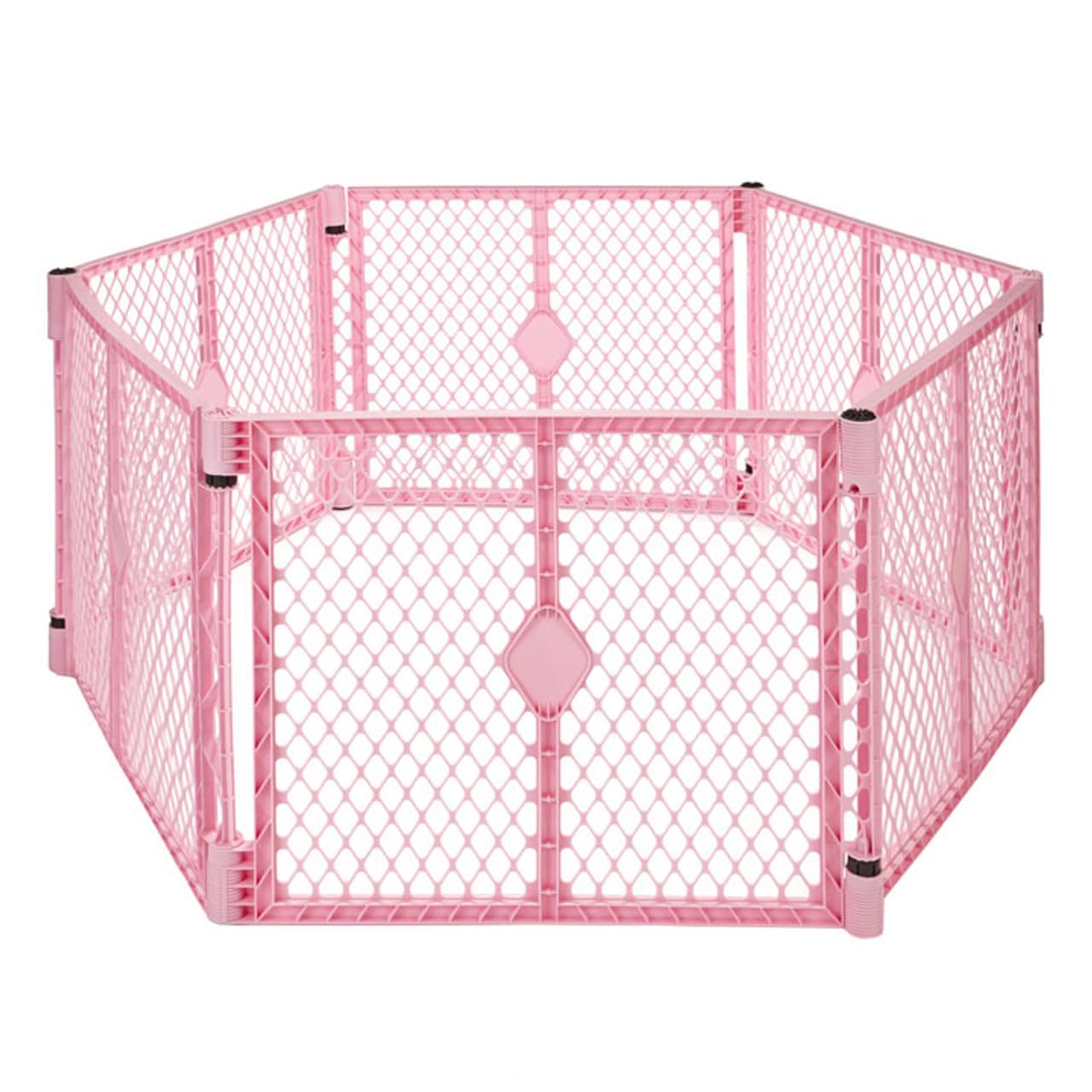 Toddleroo by North States - Superyard Baby Play Yard: Freestanding 6 Panel Baby Playpen - Indoor or Outdoor Use - Made in USA -