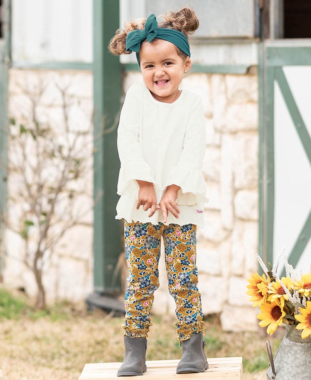 Rufflebutts Baby/Toddler Girls Rosewood Bella Top - 3-6M