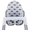 JYOKO Kids High Chair Cushion Compatible with IKEA Antilop Made Cotton 100% (Raccoon)