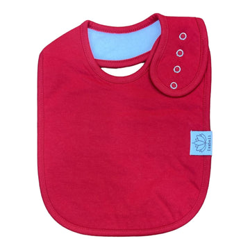 Isabeli Organic Cotton Toddler Drool Bibs 6 Pack - Rainbow