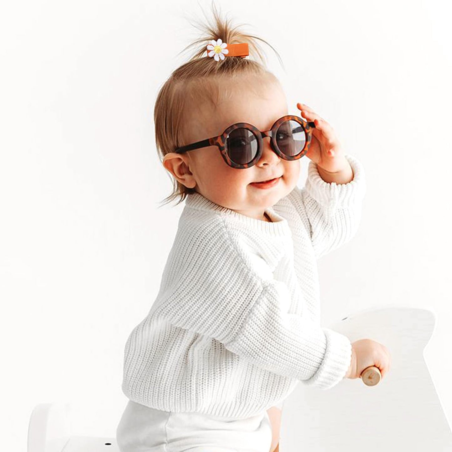 24Pcs 2Inch Oaoleer Baby Girls Fully Lined Hair Bows, Tiny Alligator Clips For Infants Toddlers - 12 Colors In Pairs (Style E)