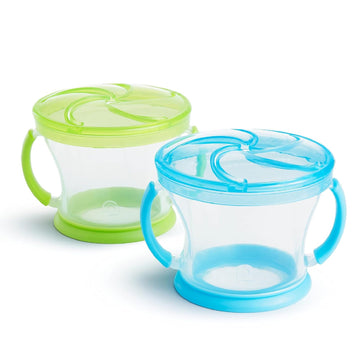 Munchkin Snack Catcher, 9 Ounce, 12+ Months, Color May Vary - 2 Count
