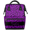 Baby Diaper Bags Backpack for Boy Nursing Baby Bag Backpack for Mom Gifts Stroller Bag with Name Mommy Bags Purple