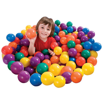 Intex Small Plastic Multi-Colored Fun Ballz for Indoor and Outdoor Ball Pits or Splash Pools with Storage Carrying Bag, (100 Pac