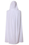 Ourlore Kids Velvet Cape Cloak With Hood Unisex-Child Cosplay Halloween Christmas Costume (White, 100Cm/39.4Inch)
