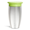 Munchkin Miracle 360 Toddler Sippy Cup With Lid, Spill Proof, 10 Ounce, Stainless Steel, Green