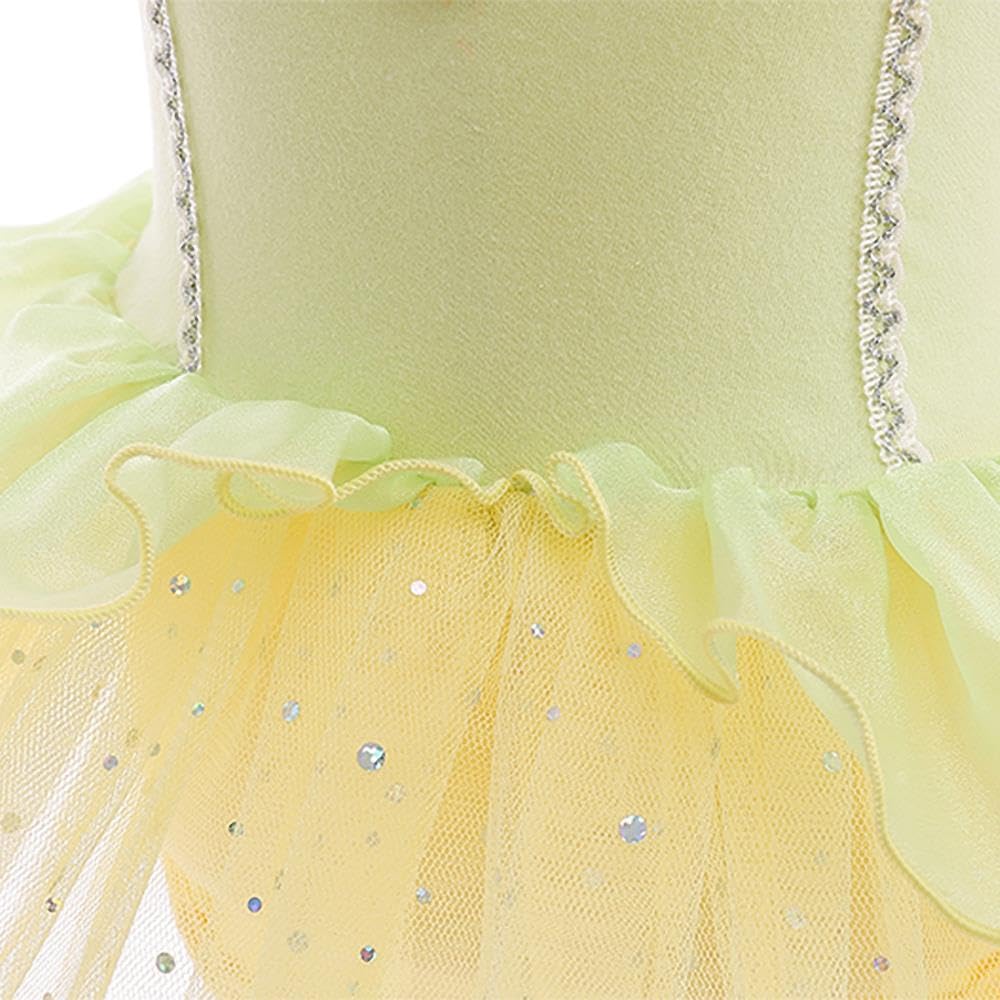 Dressy Daisy Infant Baby Girl Frog Princess Onesie Romper Dress Halloween Costume Bodysuit With Headband Size 18-24 Months