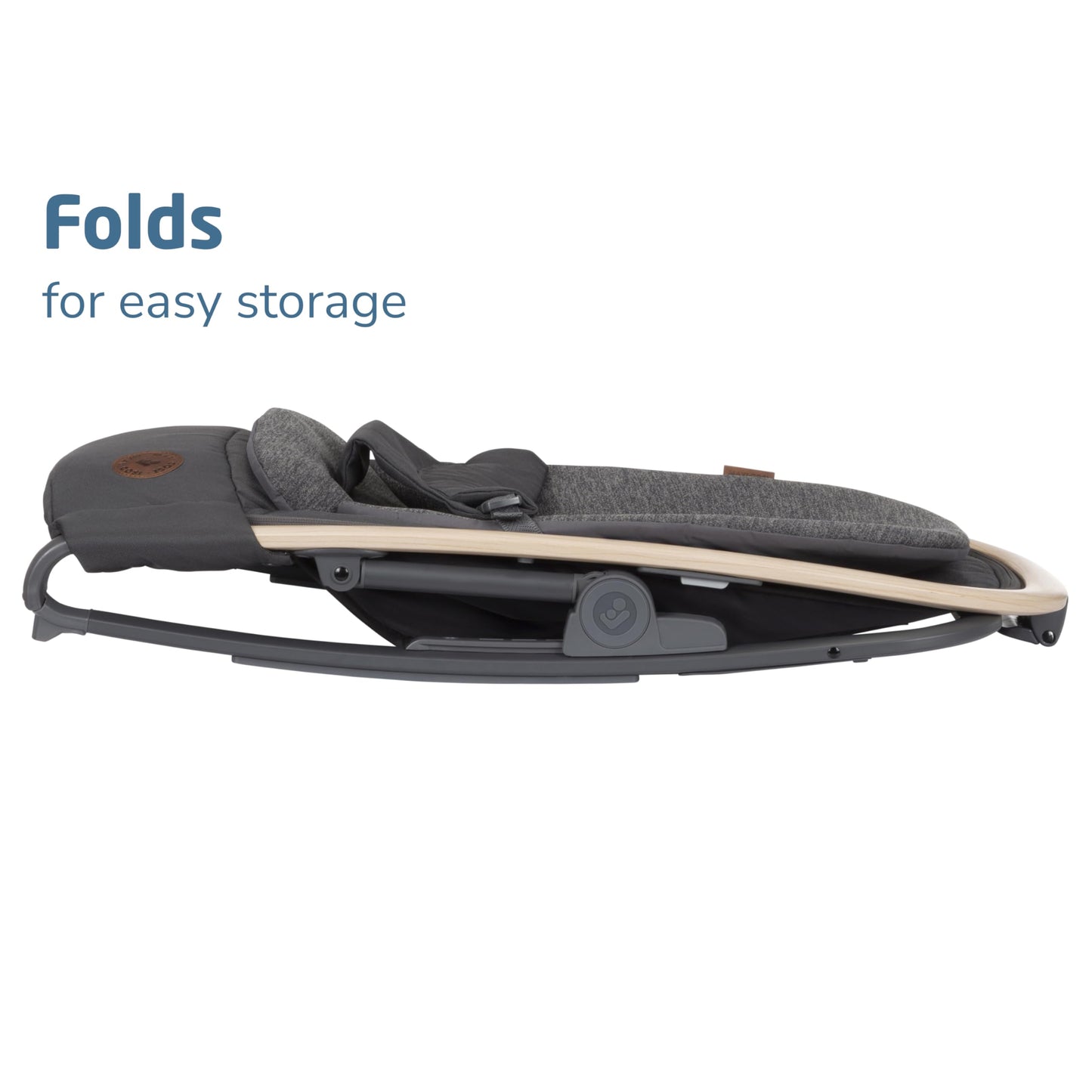 Maxi-Cosi Kori 2-In-1 Baby Bouncer Seat For Infants, Baby Rocker Chair, Portable Baby Bouncer, Classic Graphite