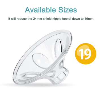 Flange Massage Cushions 19Mm Compatible With Spectra/Medela 24Mm Shields/Flanges Replace Flange Inserts Spectra Breastpump Parts