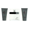 Salvatore Ferragamo F by Salvatore Ferragamo for Men - 3 Pc Gift Set 3.4oz EDT Spray, 2.5oz Shower Gel, 1.7oz After Shave Balm