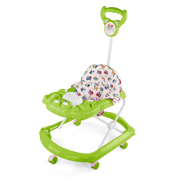 Babygo Tintin Baby Walker For 624 Months, Baby Walker With Push Handle & Activity Tray Foldable Adjustable Height Infant Walk