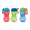 Nuby No-Spill Clik-It Soft Spout Sippy Cup With Carabiner Clip - (3-Pack) 10 Oz - Baby Sippy Cup For 6+ Month Old With Easy Grip