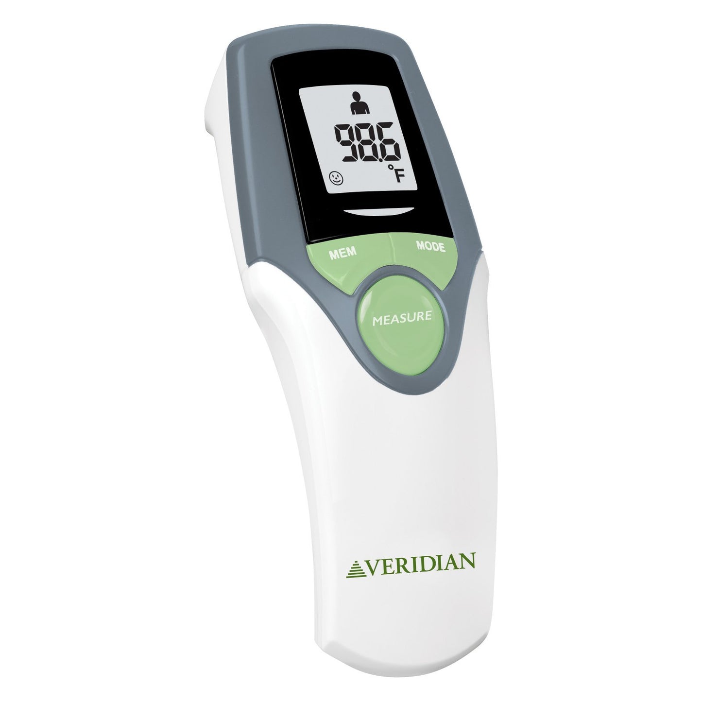 Veridian Healthcare Infrared Thermometer | Forehead Measurements | 1-Second Readout | Hygienic Non-Contact | Whole Family Care |