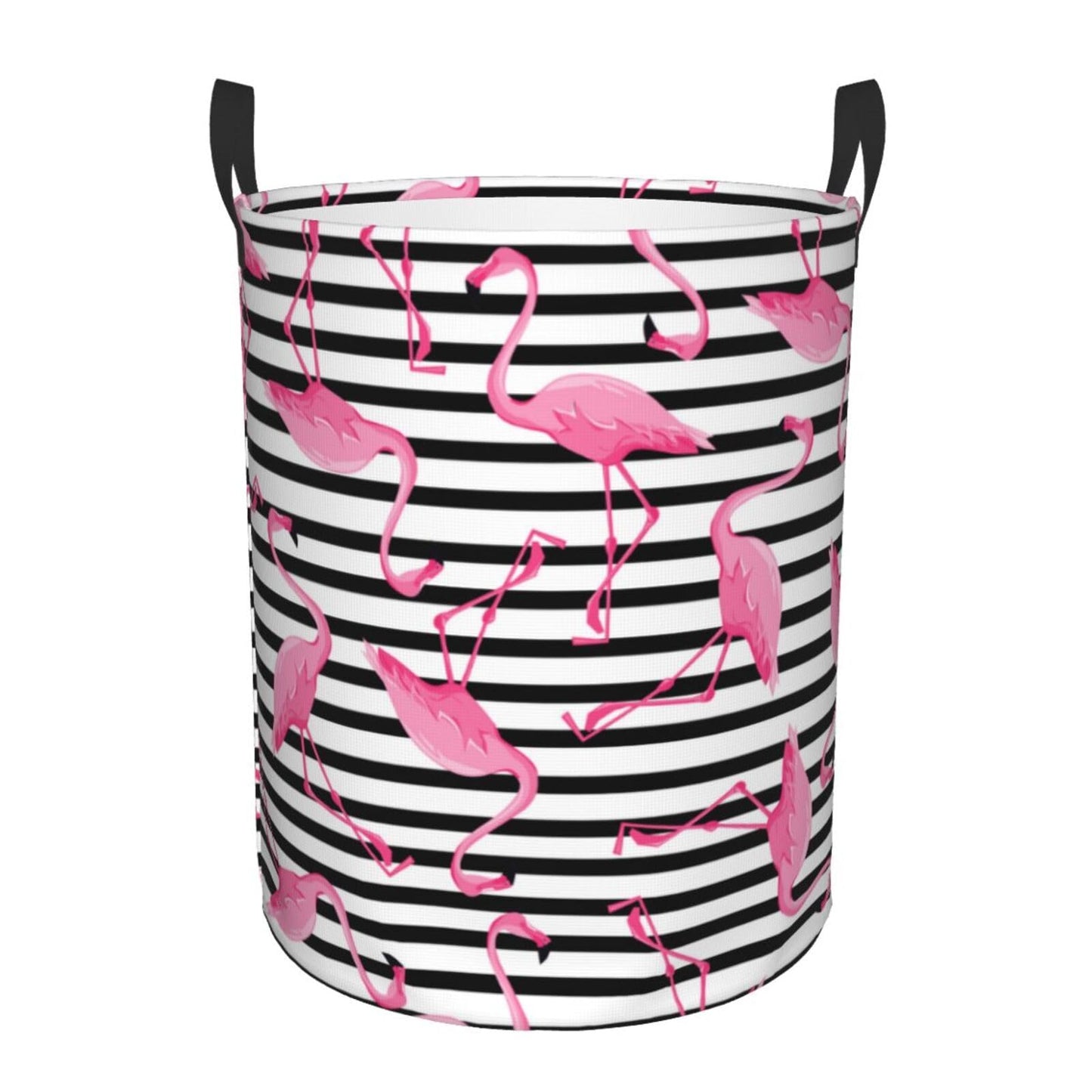 Pevtufa Flamingos Foldable Laundry Basket Organizer,Fabric Clothes Toy Storage Basket Nursery Hamper Storage Bin For Household B