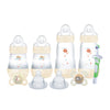 Mam Welcome Home Feeding Set, Newborn Essentials Must Have For 0-3 Months, Including 9 Piece, Easy Start Anti-Colic Baby Bottle,