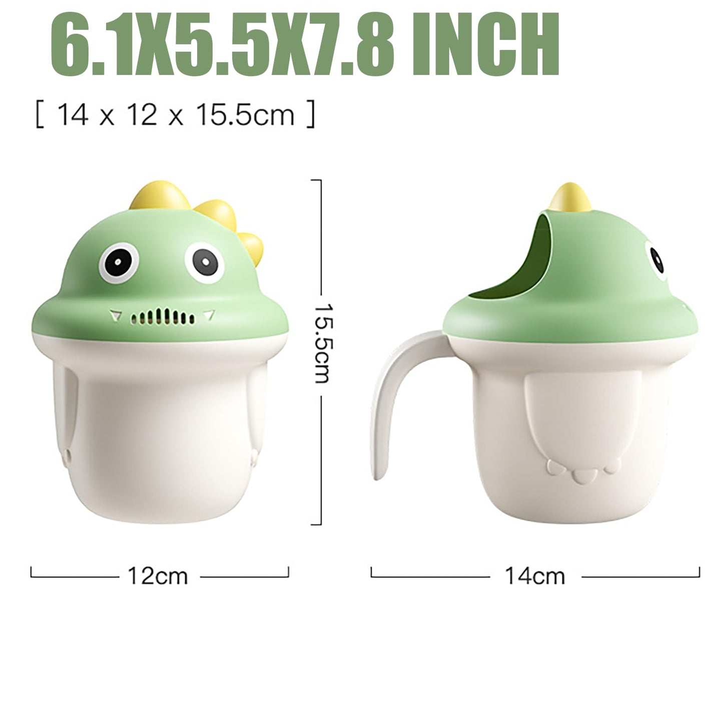 Rinse Shampoo Rinser Baby Rinse Cup Baby Bath Rinser Wash Hair Cup By Protecting Infant Eyes (Pink)