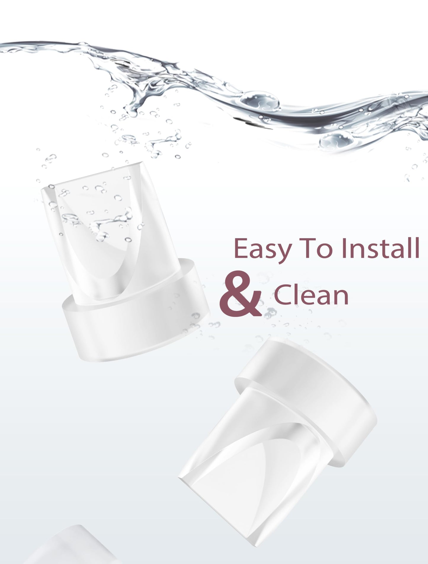 Gotocut 12Pcs Replacement Parts For Momcozy M5 Replacement Parts Replace To Mom Cozy M5 Replacement Parts, Compatible With Momco