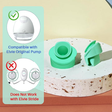 Tbuymax 6Pc Duckbill Valves Compatible With Elvie Wearable Breast Pump Replacement Parts, Silicone Duck Bill Valve Compatible Wi