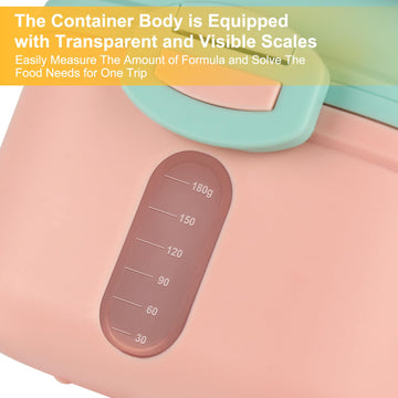 Accmor Baby Formula Dispenser, Formula Dispenser On The Go, Portable Milk Powder Formula Dispenser With Scoop,Formula Containers