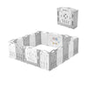 Albott Baby Fence Kid Playpen 18 Panel Albott Play Yard - Foldable Kids Safety Activity Center Playard Safety Lock Gate,Adjustab