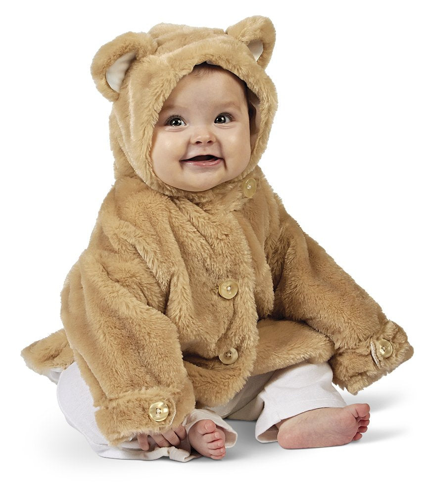 Bearington Baby Waggles Blue Puppy Dog Hooded Coat (06-12 Months)
