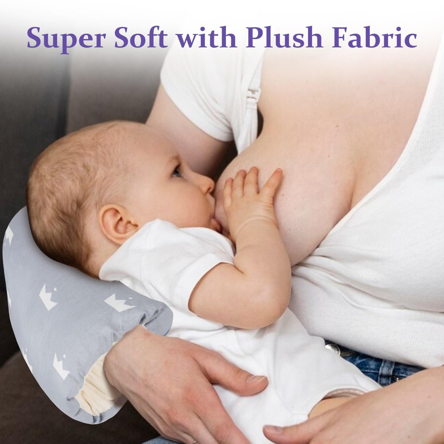 Howuke Baby Nursing Arm Breastfeeding Pillow, Breast Feeding Pillows For Babies, Bottle Feeding Travel Pillows For Newborn