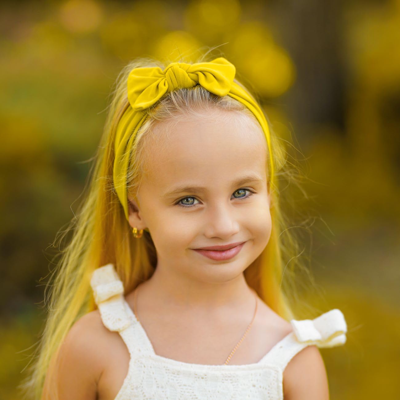 Babygiz Baby Girl Headbands-Infant,Toddler Cotton Handmade Hairbands With Bows Child Hair Accessories (Pistachio Green)