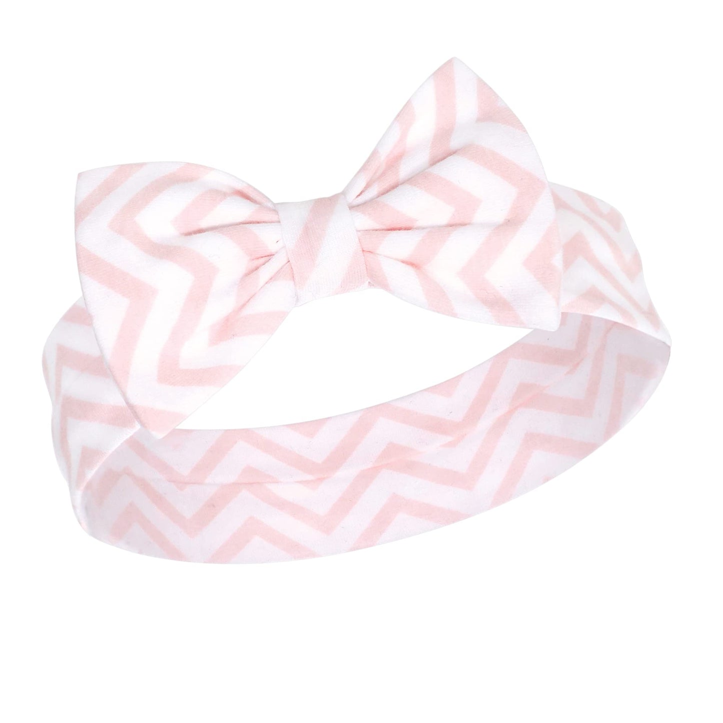 Hudson Baby Unisex Baby Cotton Bib And Headband Or Caps Set, White Bunny, One Size