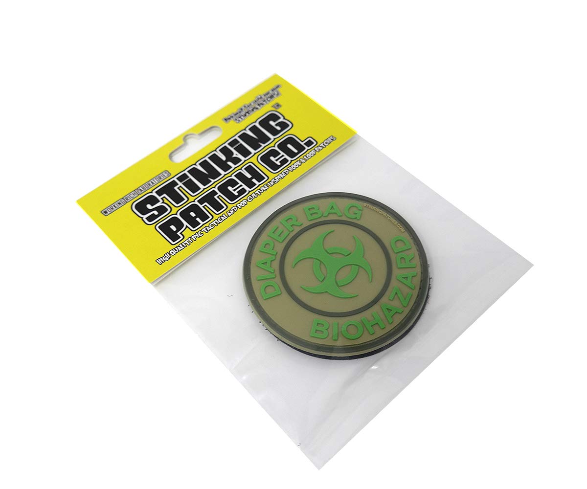 Tactical Diaper Bag Biohazard Pvc Tactical Hook And Loop Patch | Funny And Practical
