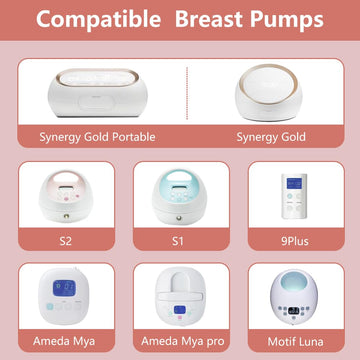 15Mm Pump Parts Compatible With Spectra S1/S2/9 Plus,Spectra Replacement Pump Parts,Full Set Replace Include 15Mm Flange, Duckbi