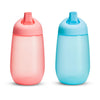 Munchkin Simple Clean Toddler Sippy Cups, Spill Proof, 10 Ounce, Blue/Pink