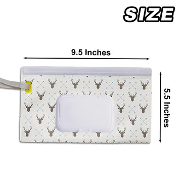 2 Pack Reusable Wipes Pouch Portable Wipes Dispenser Refillable Wipes Container Lightweight Travel Wipes Case Baby Wipes Holder