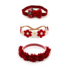 Bfnaagirl New Model Baby Girl Nylon Headbands Nylon Flower Elastic Hairbands 3Pcs Hair Accessories Gift For Newborn Infant Toddl