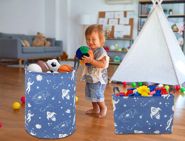 Ntaohamper Kids Laundry Hamper,Laundry Basket,Baby Nursery Hamper,Waterproof Storage Bin,Clothes Organizer Basket,Room Decor(Uni