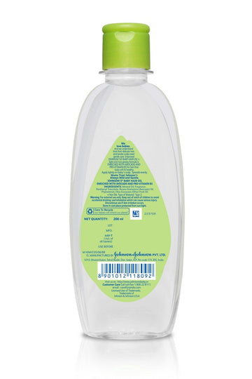 Johnson'S Baby Hair Oil (200Ml) Clear