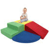 Tolead Large Baby Climbing Blocks - 6 Pcs Climbing Toys For Toddlers - Ultra High Density Soft Foam Play Gym Equipment Easy Wash