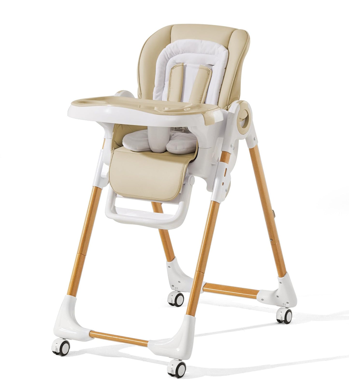 Mallify Convertible High Chairs for Babies and Toddlers, Height Adjustable Baby High Chair, High Chair with Removable Tray, Adju