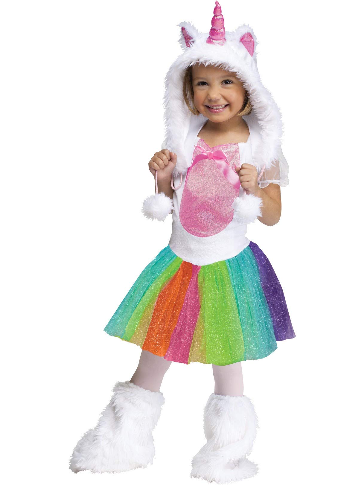 Fun World Costumes Baby Girl'S Unicorn Toddler Costume, White, Small