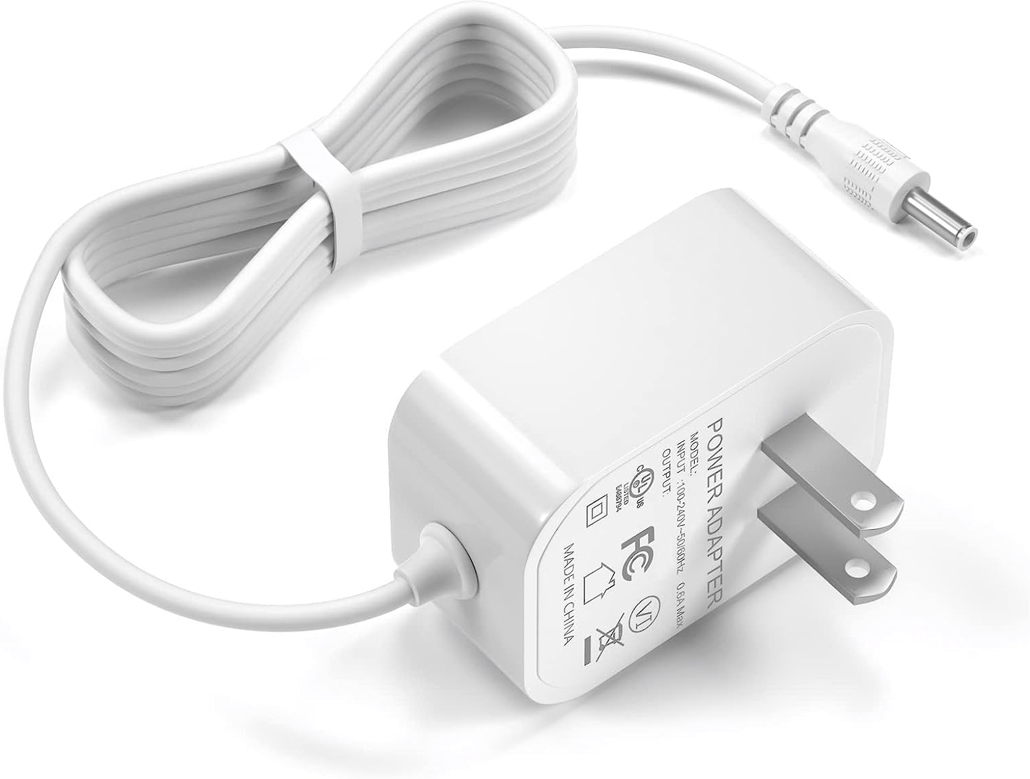 Vhbw For Fisher Price Swing Adapter Cord 6V Power Cord For Fisher Price Ingenuity Cradle Swing, Rainforest Cradle Swing, Butterf