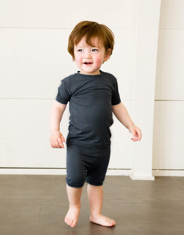Vaenait Baby Infant Kids Toddler Short Sleeve Sleepwear Pajamas 2Pcs Set Colorful Charcoal S