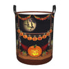 Pevtufa Halloween Decoration Foldable Laundry Basket Organizer,Fabric Clothes Toy Storage Basket Nursery Hamper Storage Bin For