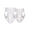 Motif Medical, Pump-To-Bag Adapters, Compatible With All Motif Breast Pumps Clear